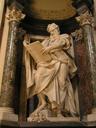 Statue inside the church.